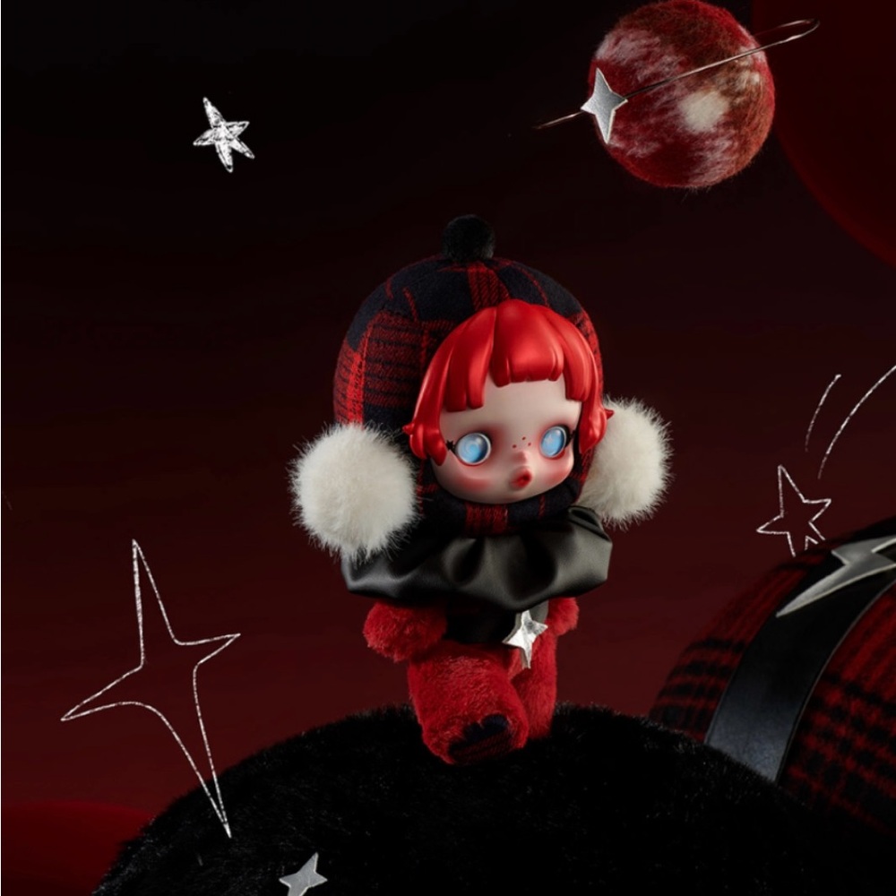 SKULLPANDA Winter Symphony Series Plush Rock on